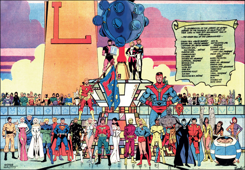 A big group shot from Legion of Superheroes #300 (1980-1985)